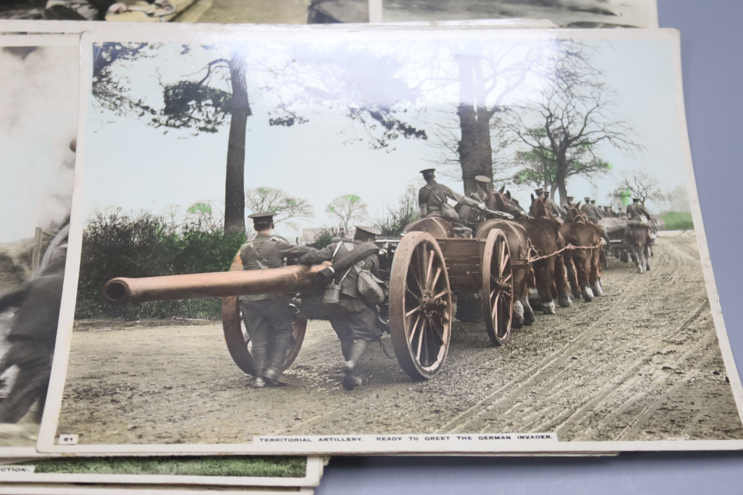 A group of WWI photos and a camera